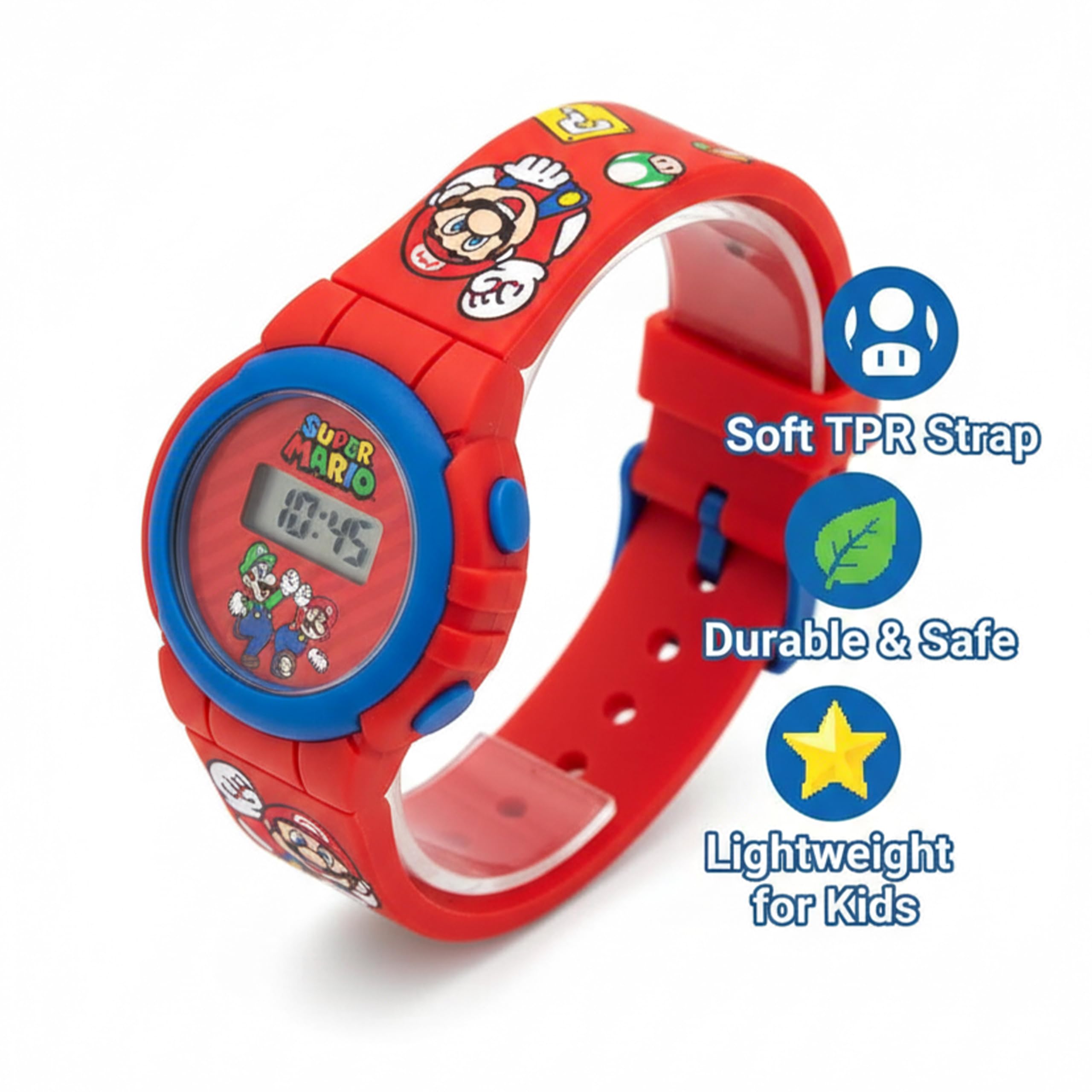 Super Mario Child Wristwatch for School 29cm