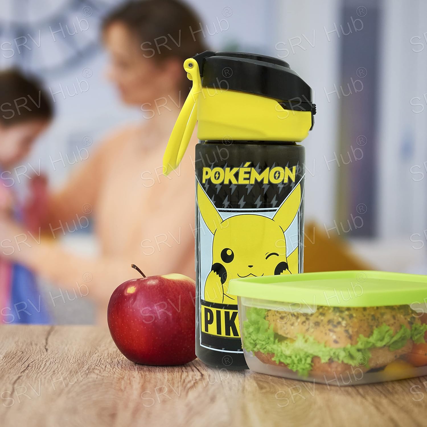 Kids 500ml Straw Water Bottle BPA Free Leak-Proof