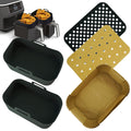 Square Air Fryer Liner Set 92 Pieces