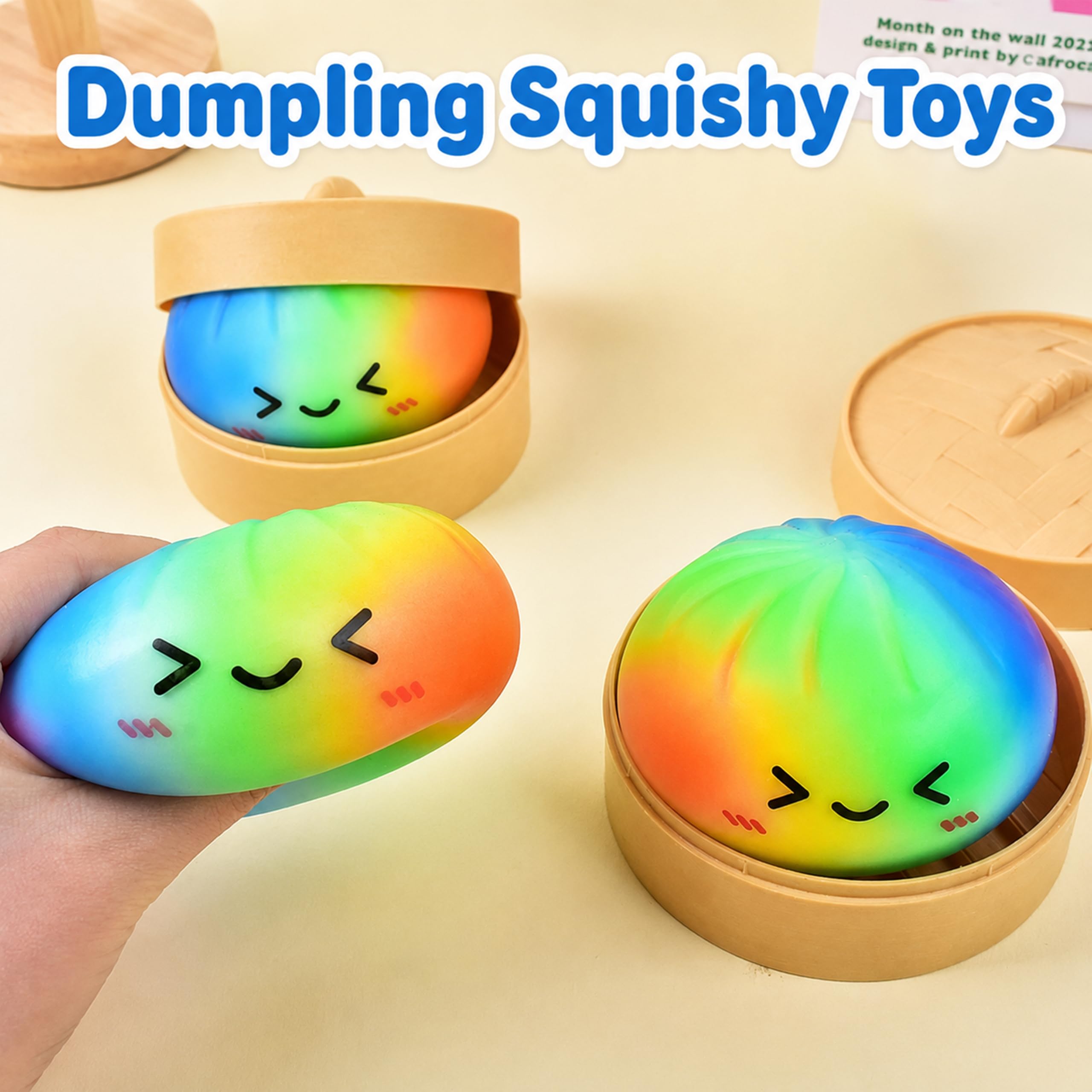 Rainbow Mystery Dumpling Toy - 8.5cm