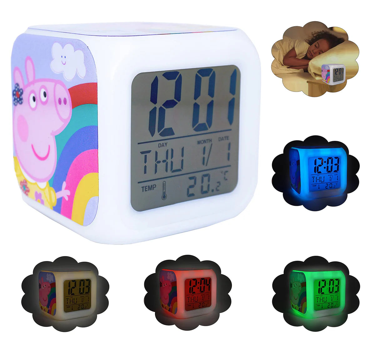 Digital Alarm Clocks 8cm