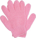 Exfoliating Bath Gloves 1 Pair Pink