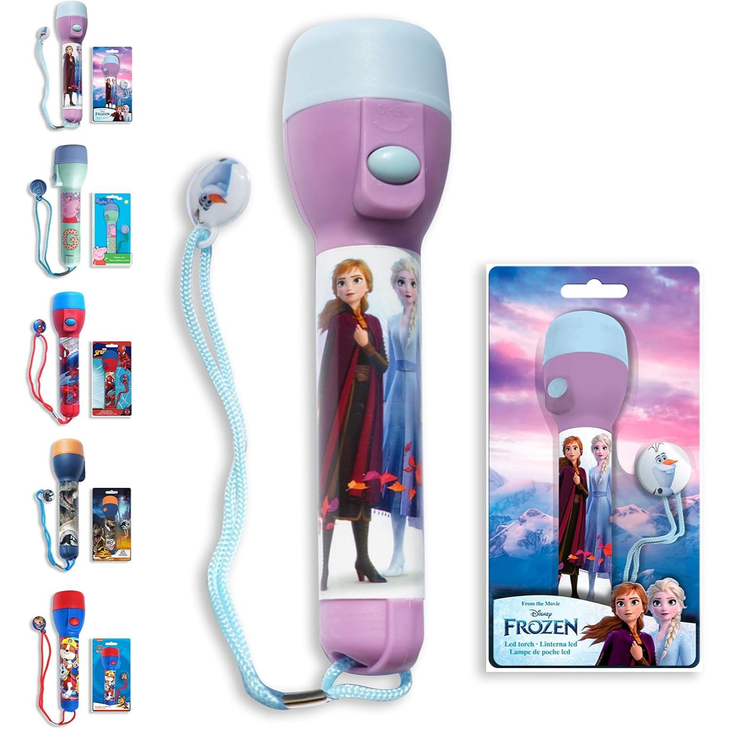 Kids LED Big Torch – Flashlight with Lanyard - Assorted