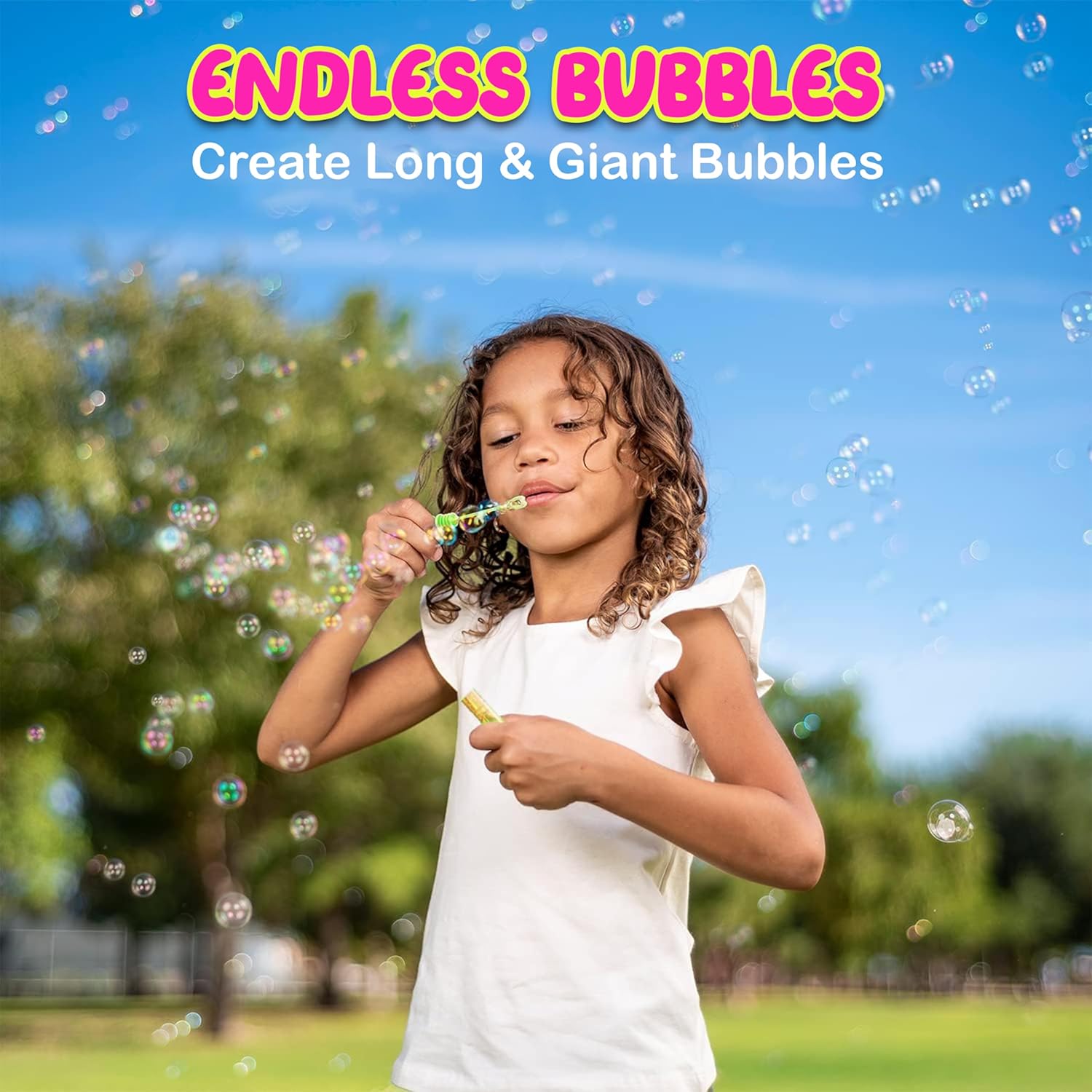 Mini Bubble Tubes Star Wands 8Pcs