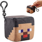 Minecraft Plush Cube Clip-On Keychain