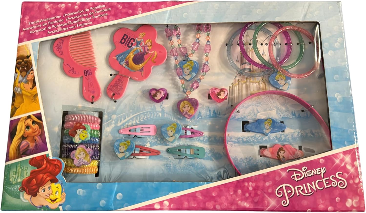 Disney Girls Hair Accessories Set
