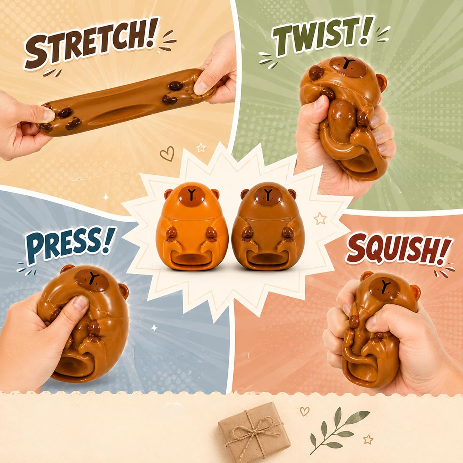 Capybara Slow Rising Random Squishy Toy-6CM