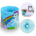 6.5cm Unicorn Rainbow Spring Toy
