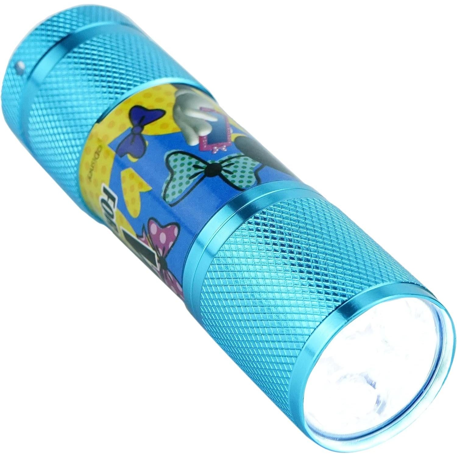 Minnie Mouse 9 LEDs Aluminium Torch for Kids - Assorted