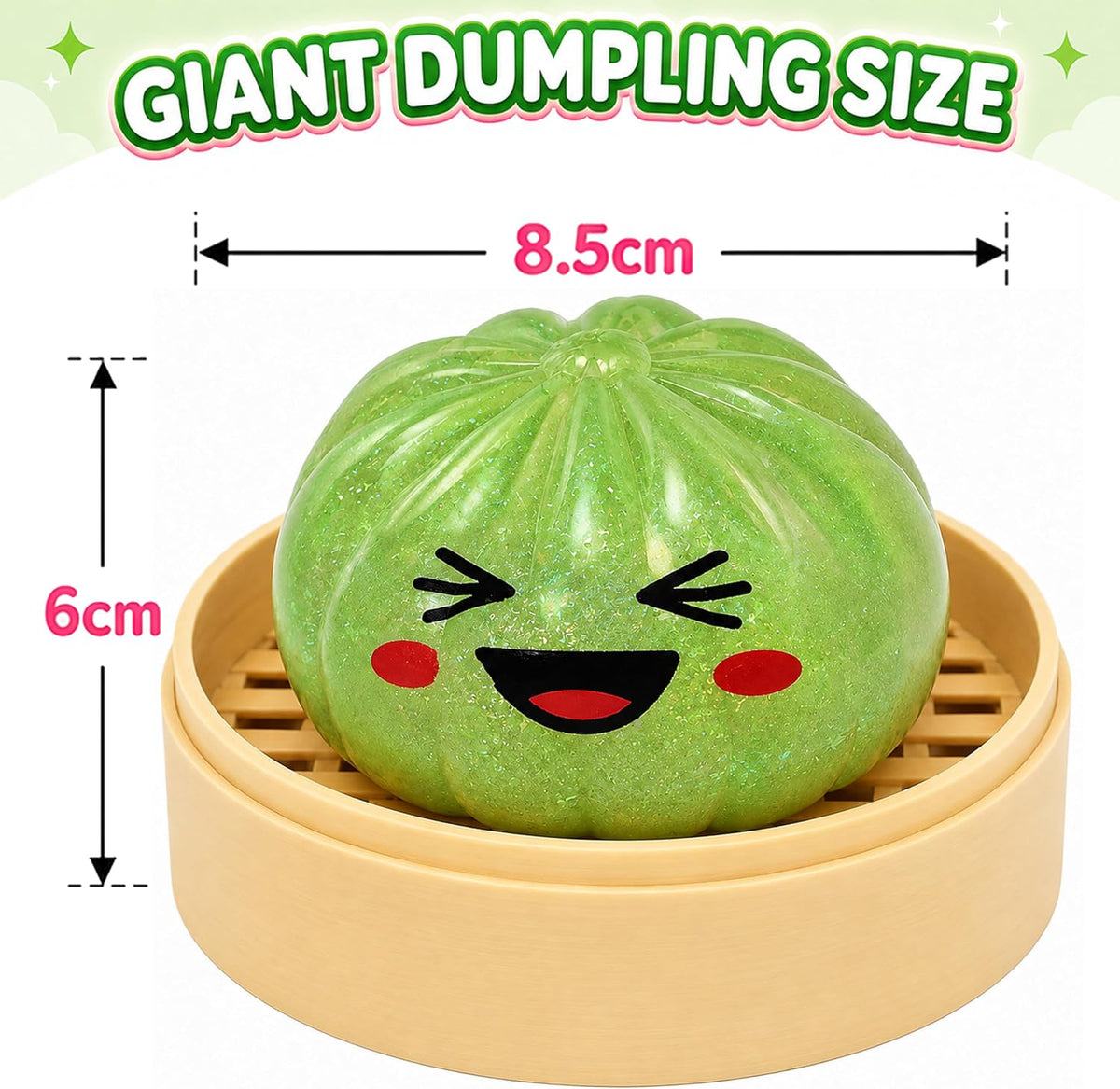 Glitter Orbs Dumpling Toy 8.5cm -Super Rare Golden – view 2
