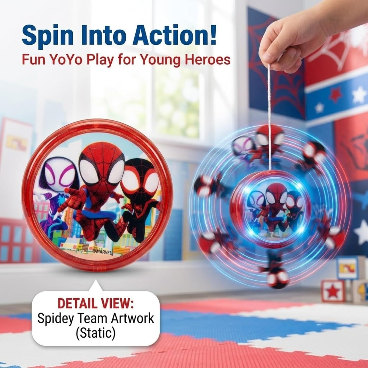 LED Glow YoYo for Kids – 5.5cm