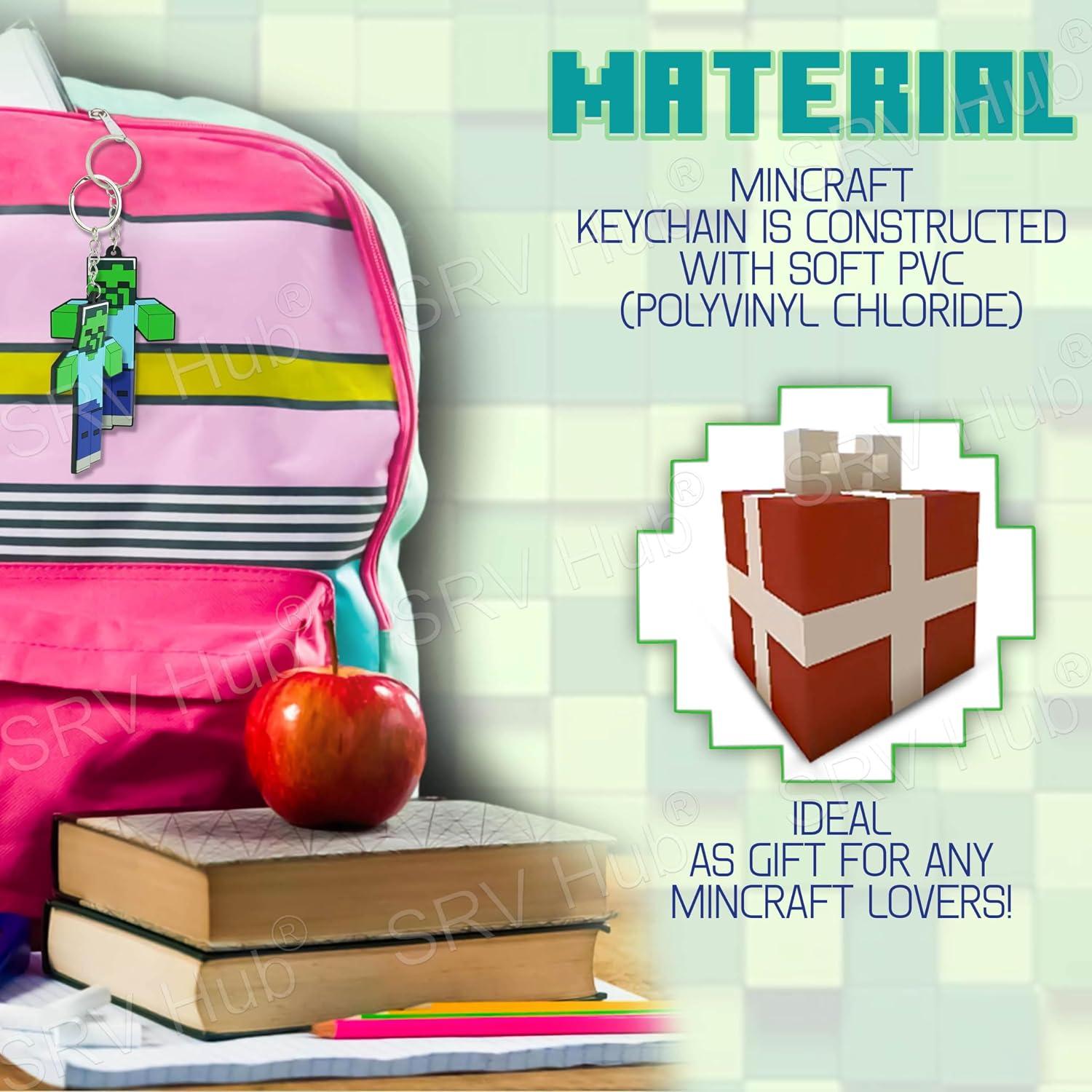 Soft PVC Minecraft Key Chain - Assorted