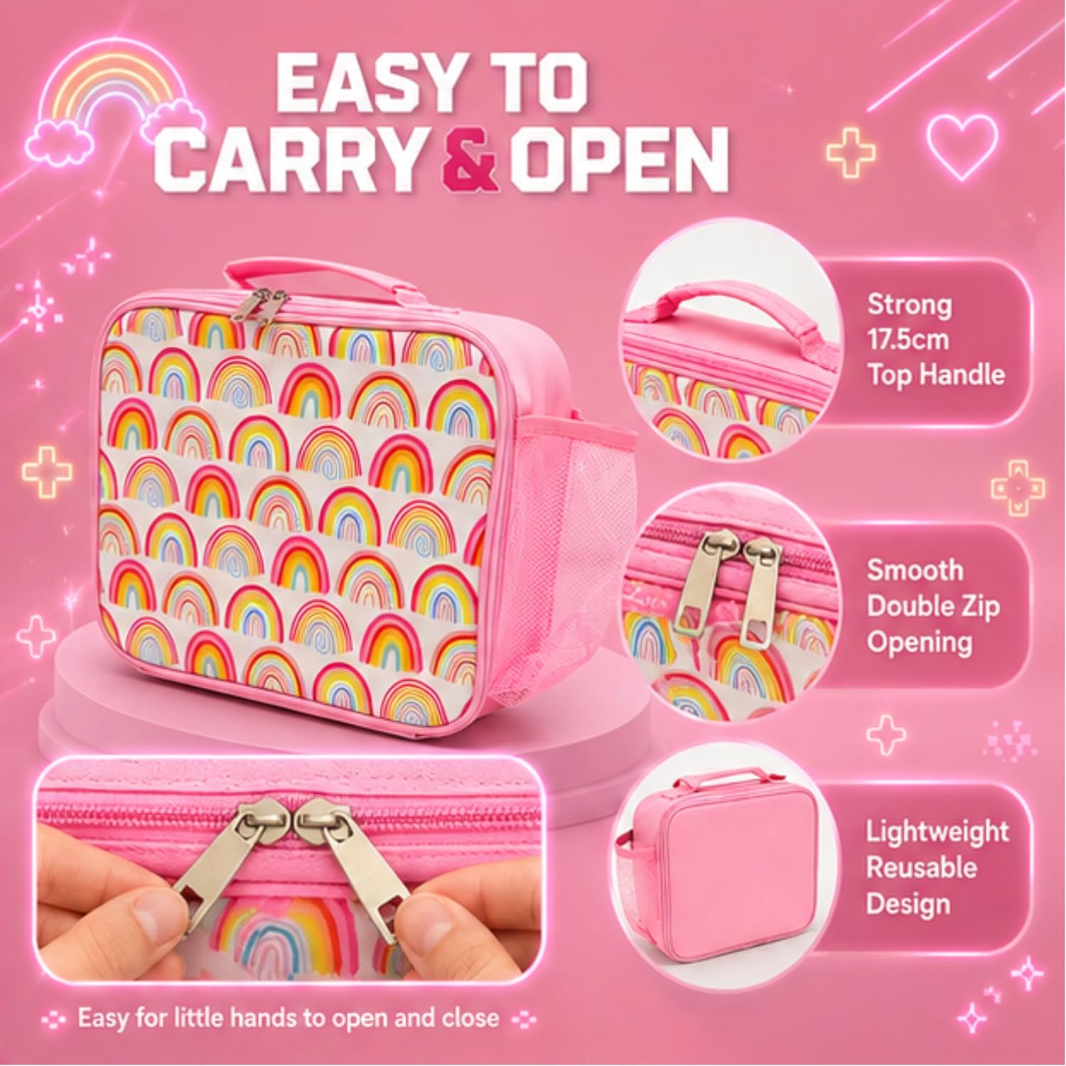 Kids Insulated Lunch Bags