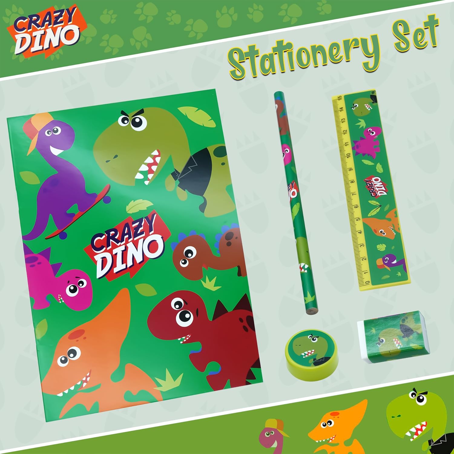5Pcs School Stationery Set