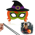 Halloween Witch Felt Eye Mask with Adjustable Elastic Strap