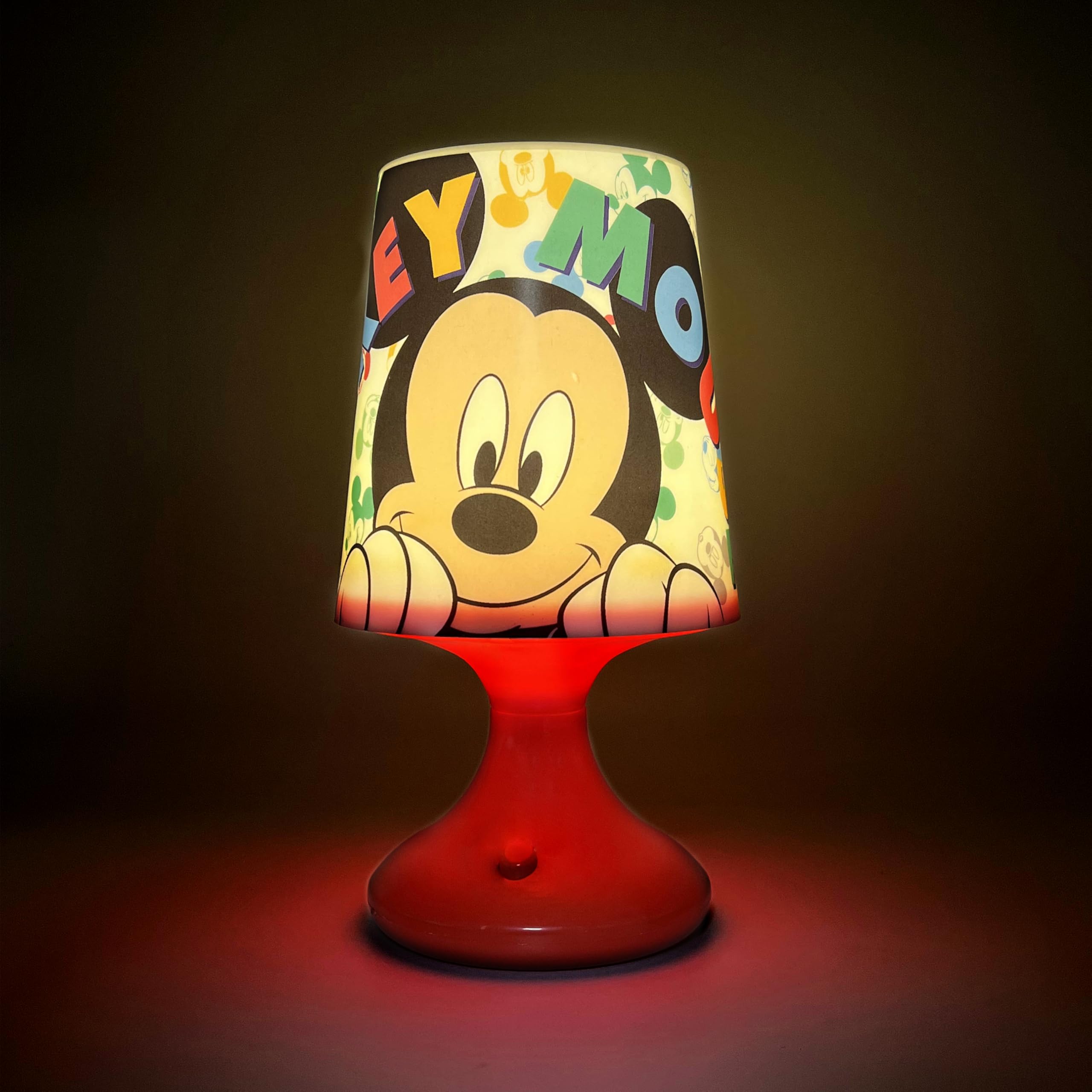 Table Lamp Battery Powered Bedside Lamp for Kids