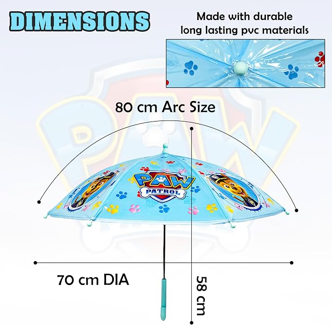 PAW Patrol Skye Kids Licensed Classic Umbrella 70cm – view 2