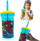 Kids Water Tumbler with Straw, 460ml