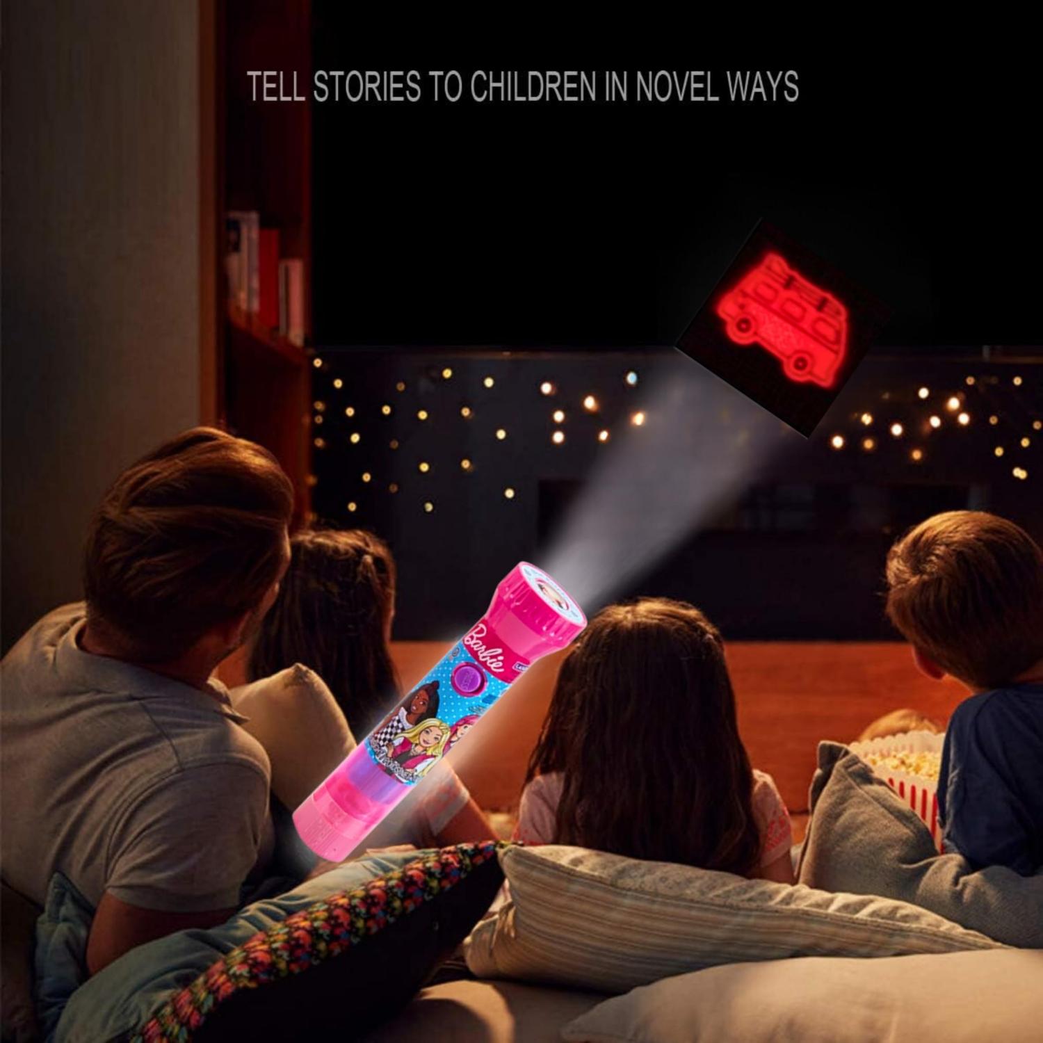 Barbie Laser Pop Lollipop – Flavour Candy with Light Projector