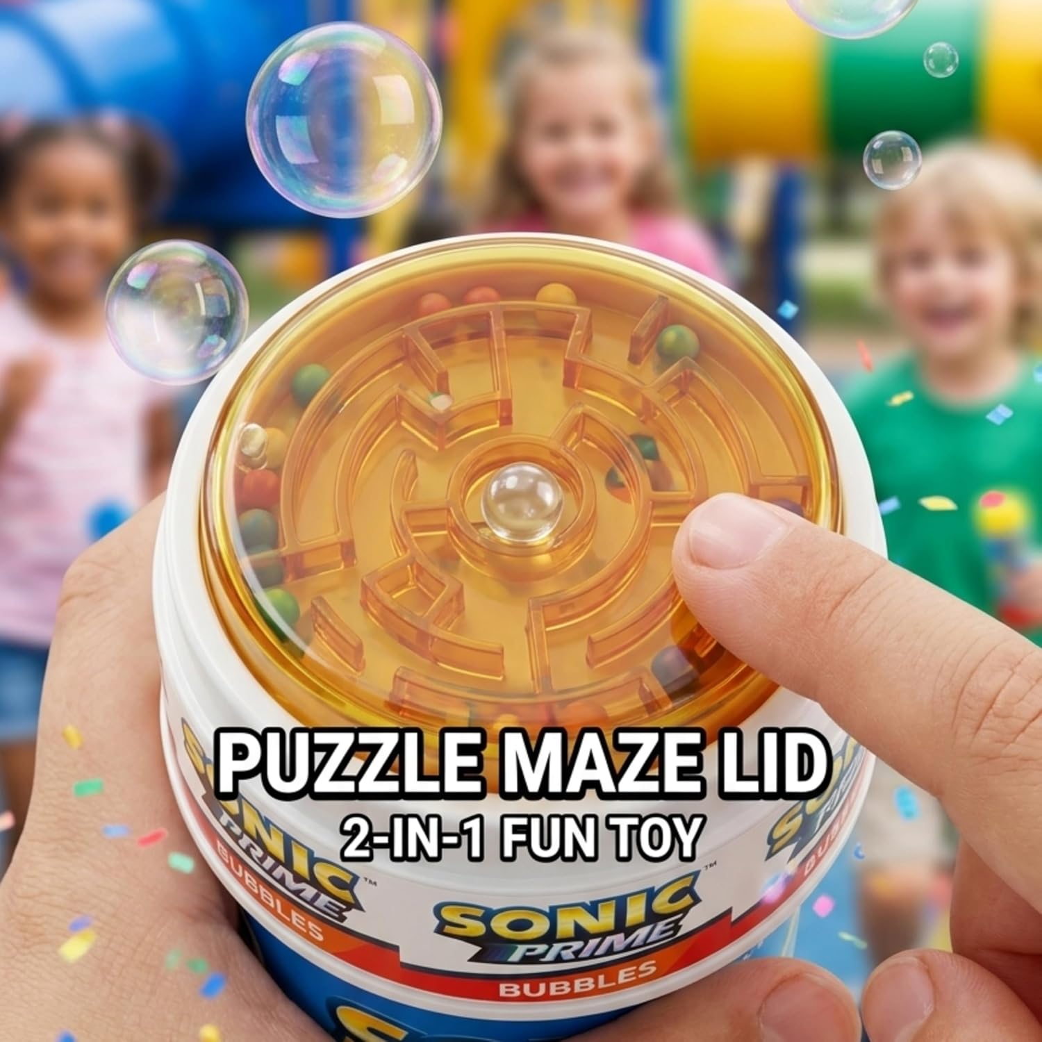 Sonic 12Pcs Bubble Tubes with Wand