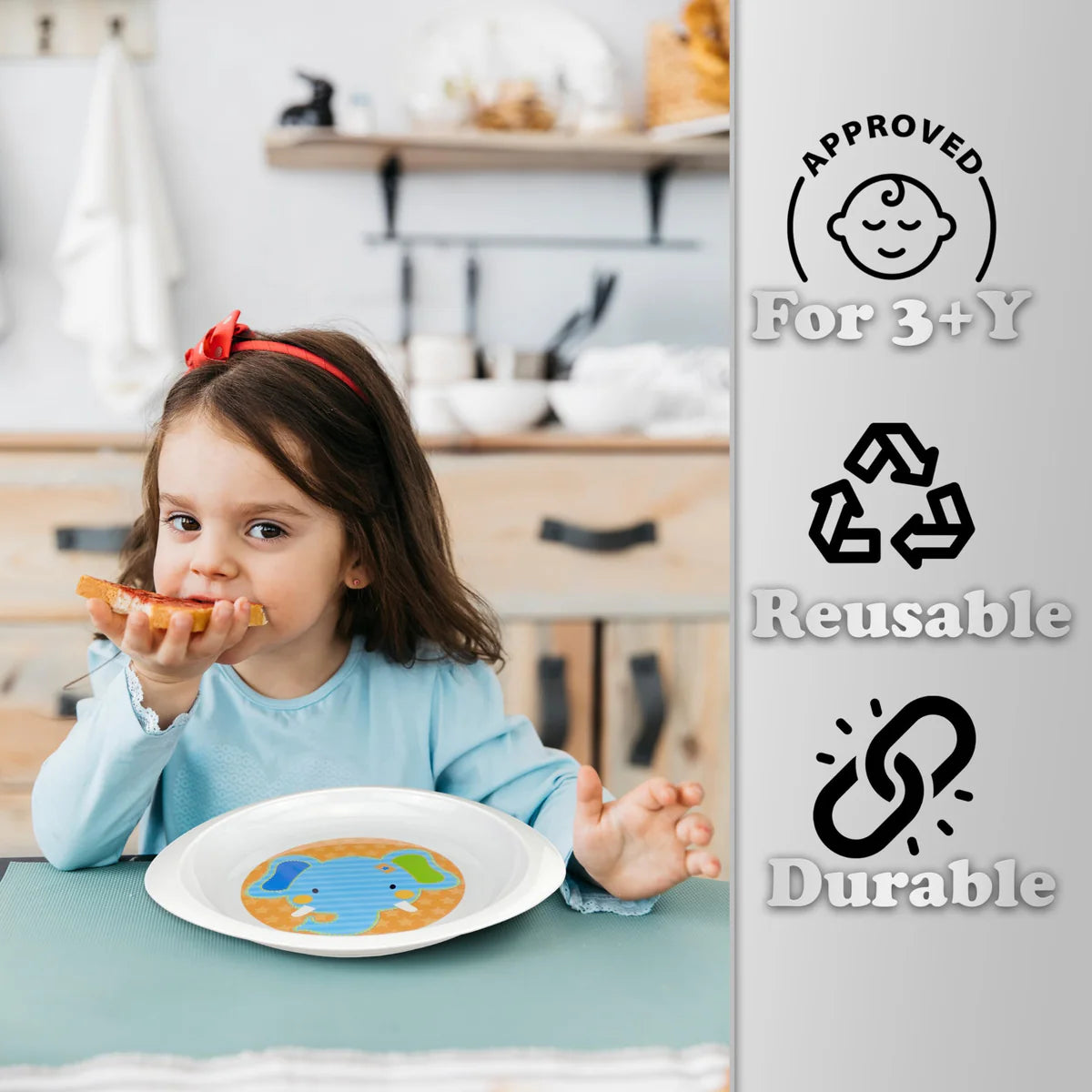 Toddler Feeding Plates 22cm