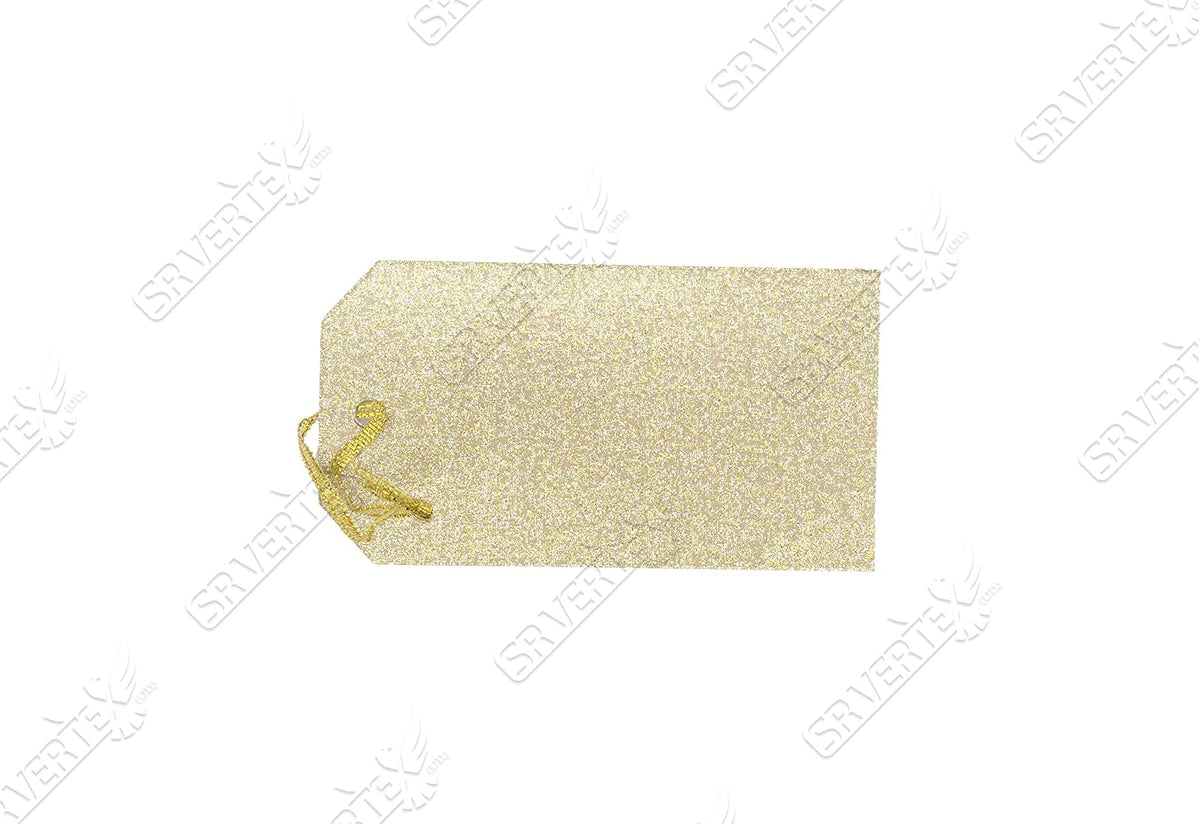 18Pcs Glitter Christmas Gift Tags with Strings
