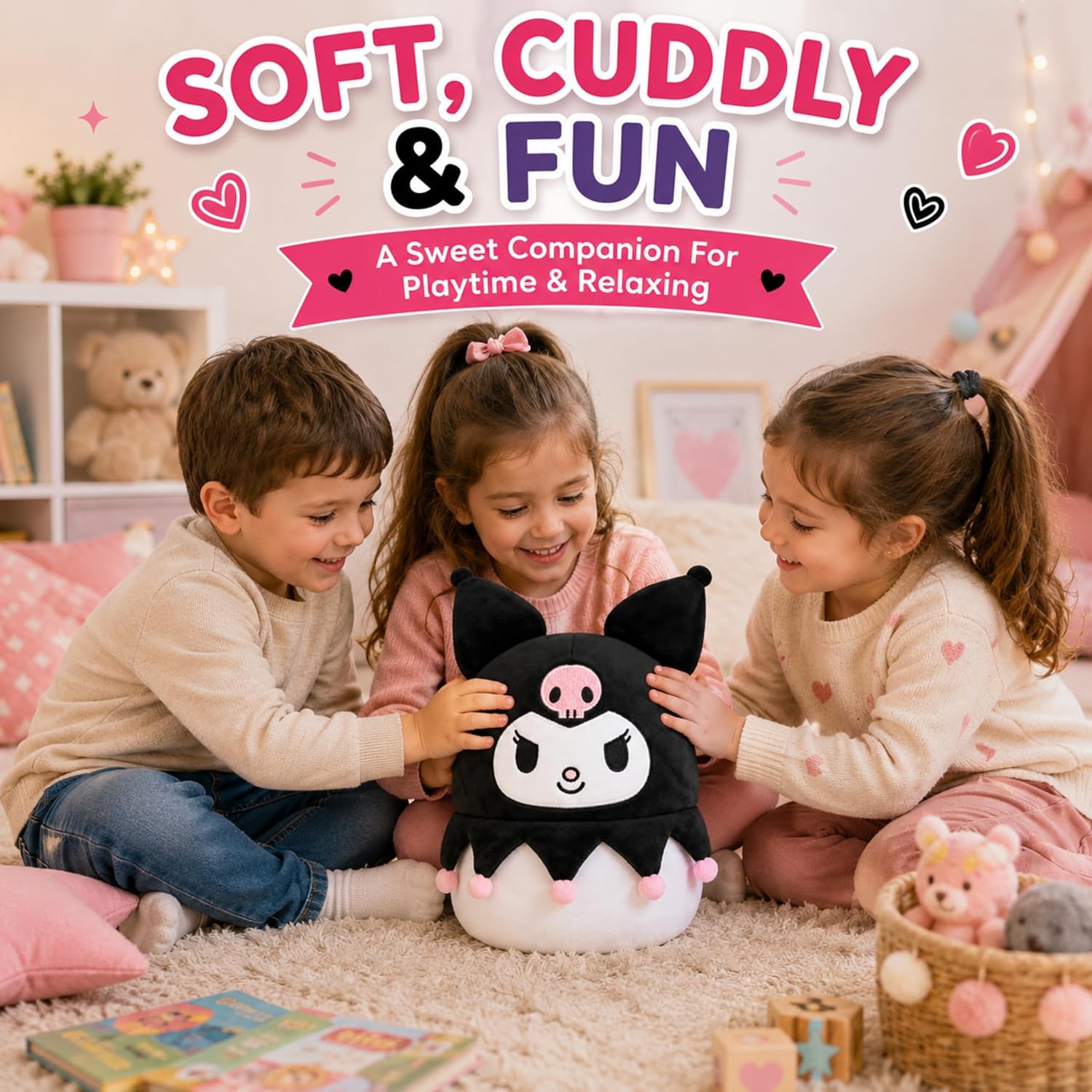 Oval Soft Plush Pillows