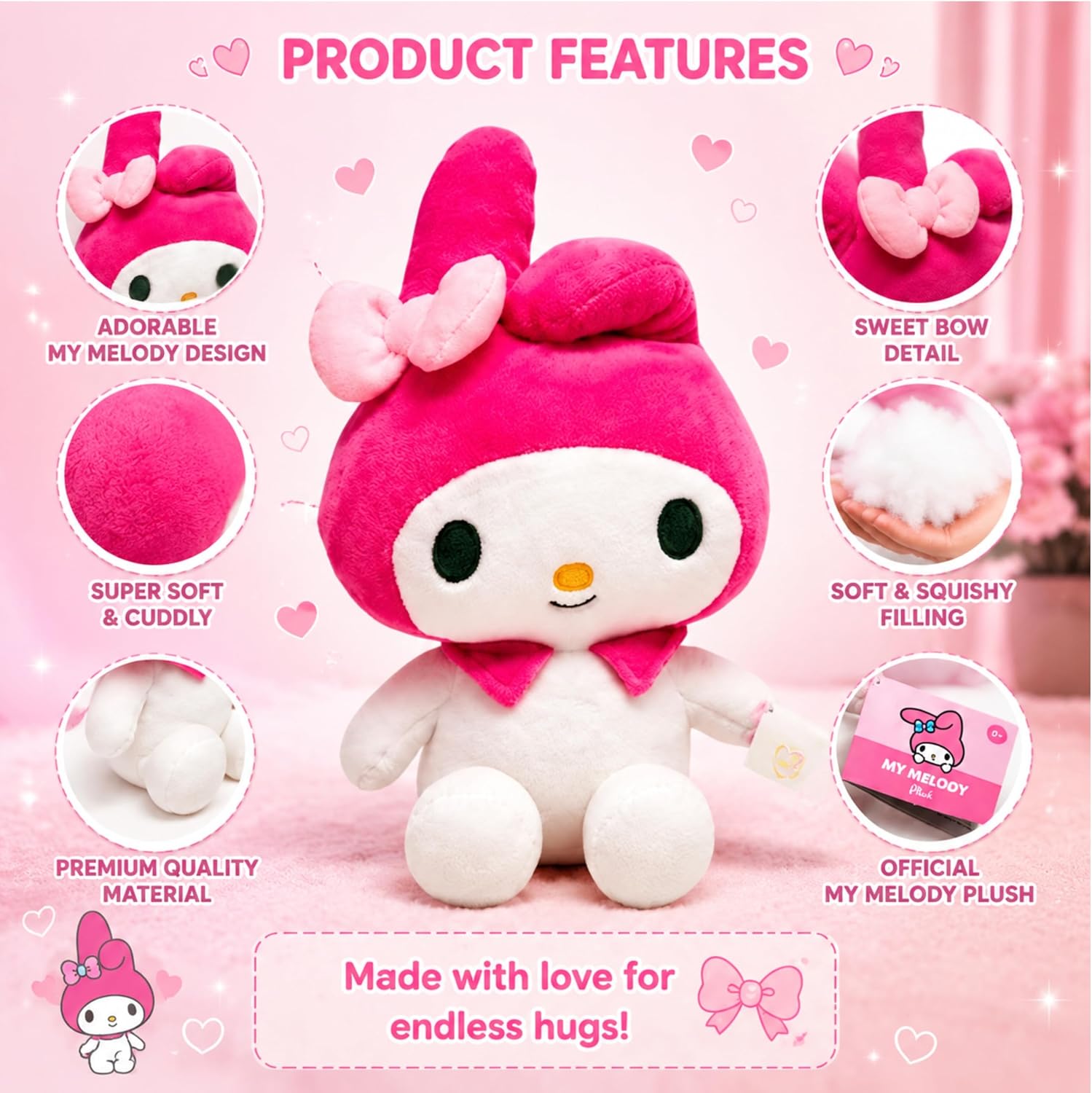 Melody Plush Soft Toy 23cm