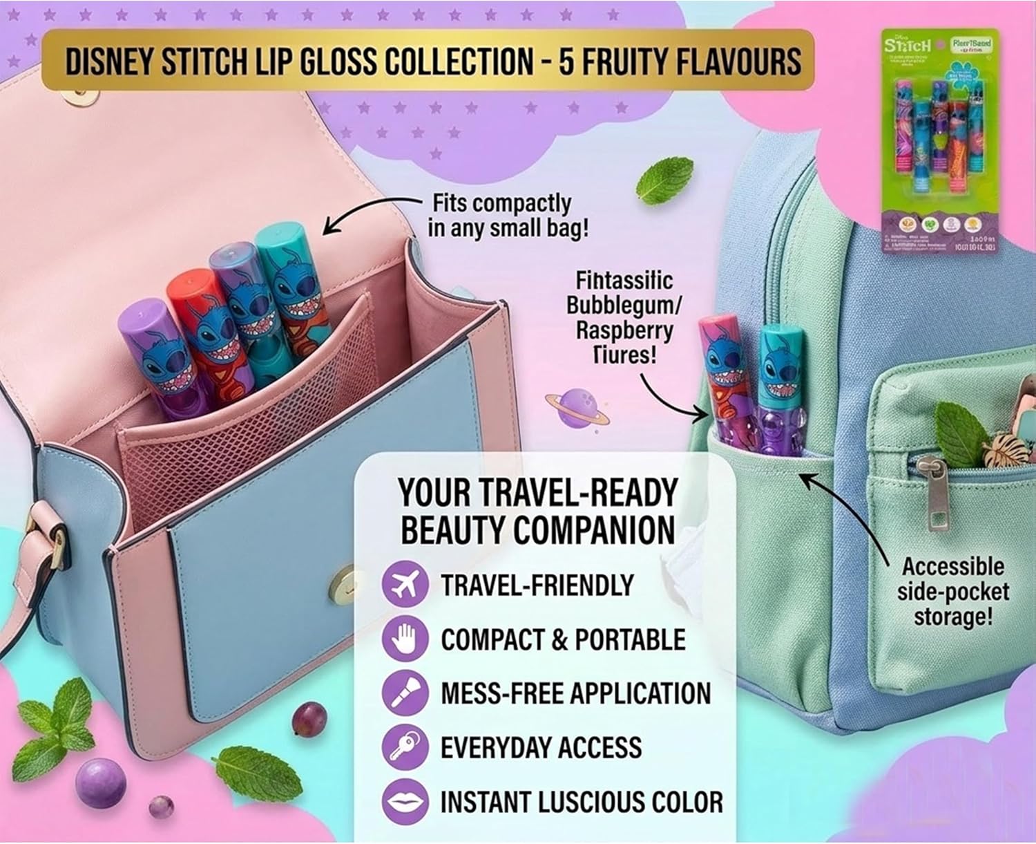 Disney Stitch Kids Beauty Gift Set