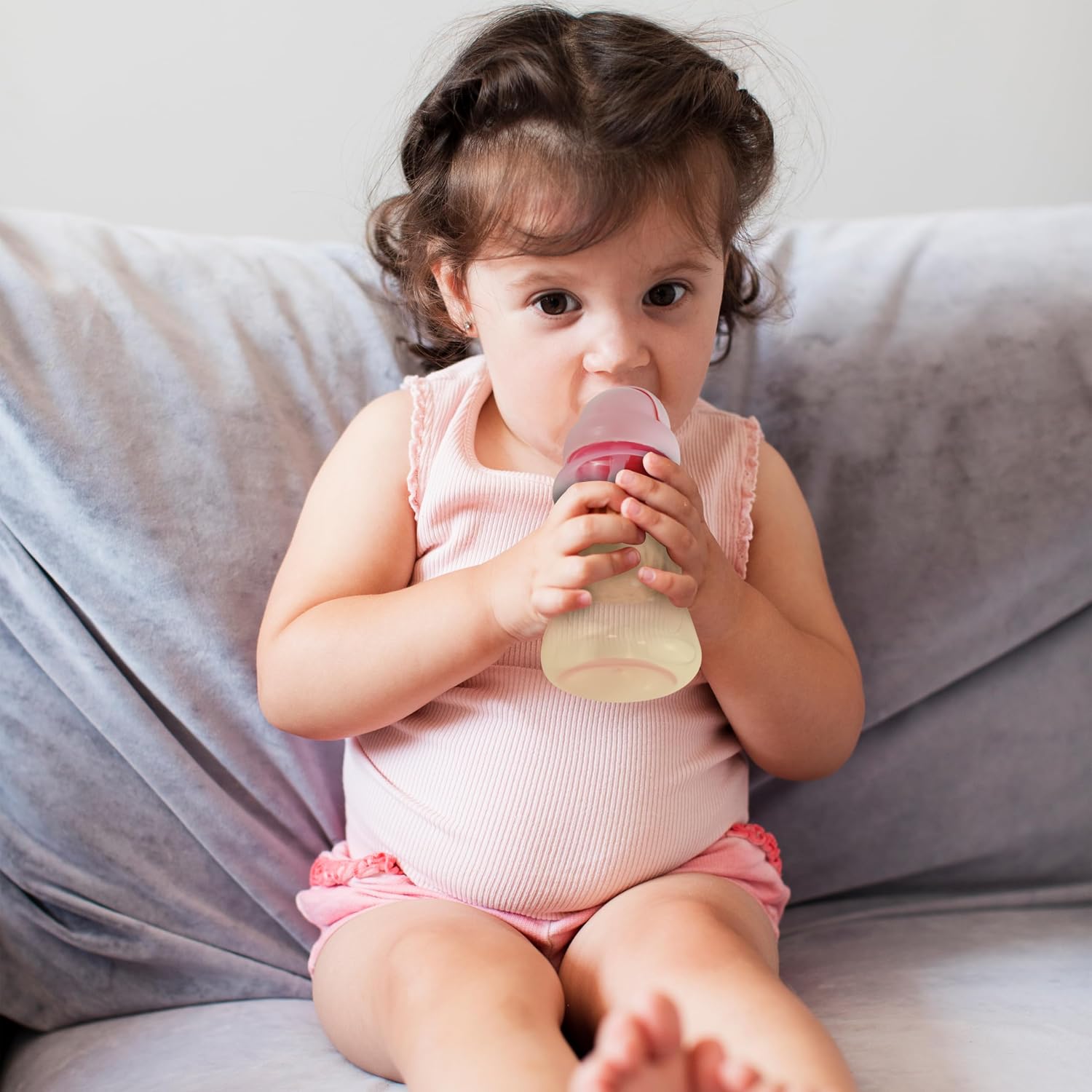 300ml Baby Sippy Cup with Pop-Up Straw 12+m