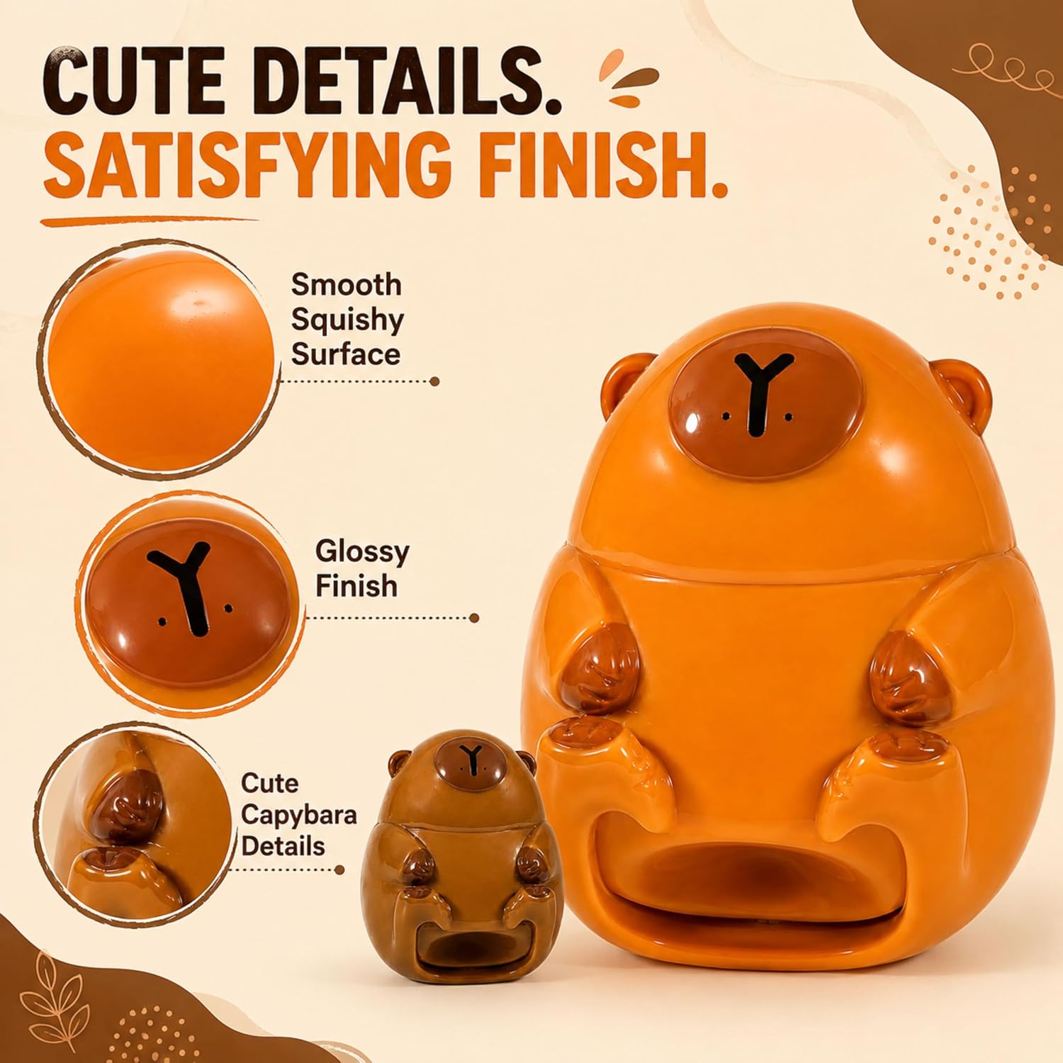 Capybara Slow Rising Random Squishy Toy-6CM