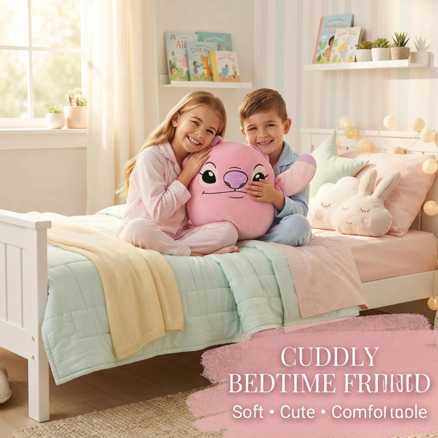 37cm Disney Printed Oval Plush Pillow