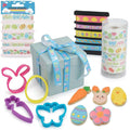 Easter Ribbon Rolls & Cookie Cutter Set - Bunny, Egg, Carrot, Flower Shapes
