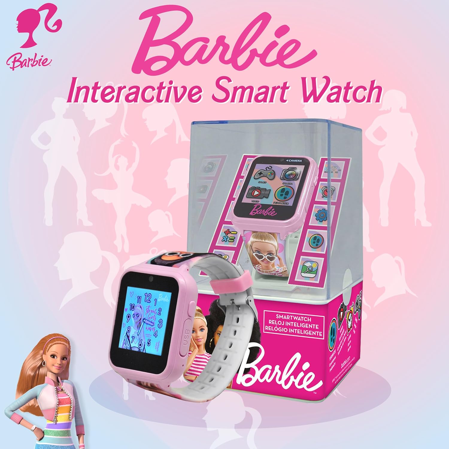 Barbie Kids Interactive Smart Watch - 22cm