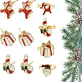 Christmas Gift Design Rings & Earrings Set 10 Pieces