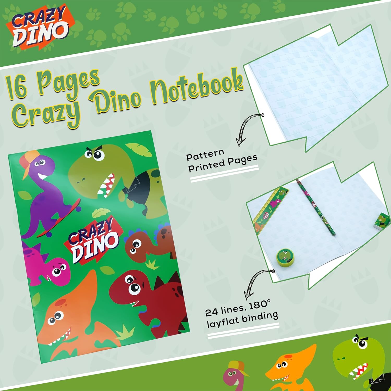 5Pcs School Stationery Set