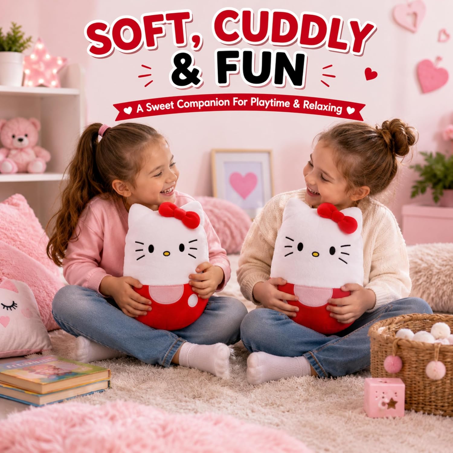 Oval Soft Plush Pillows