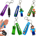 Minecraft 3D Keychain with Wristband 3D Character