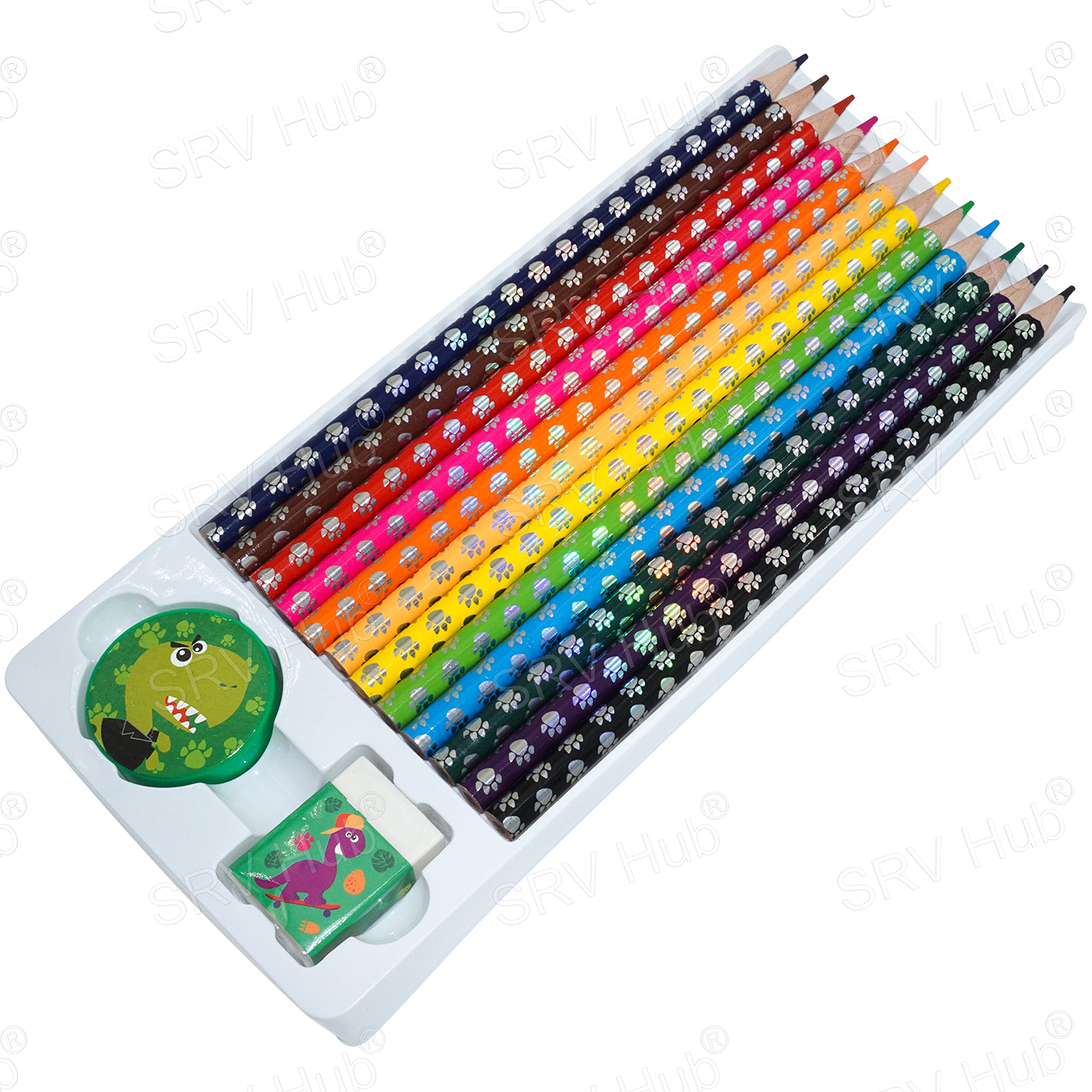14Pcs Colouring Pencil Set - Assorted