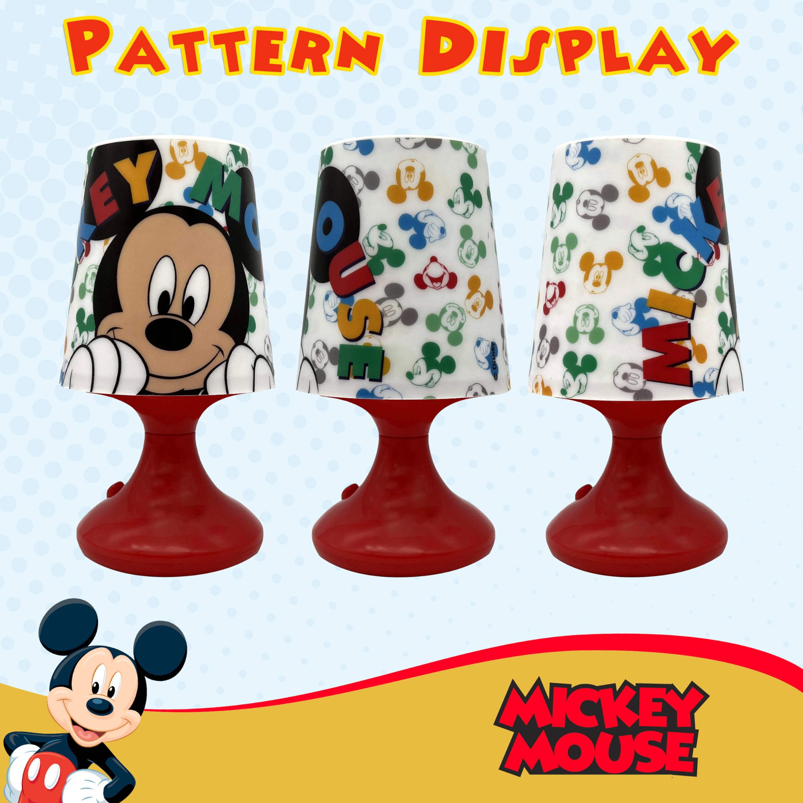 Table Lamp Battery Powered Bedside Lamp for Kids