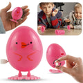 6.5cm Easter Winding Up Jumping Chick-Pink