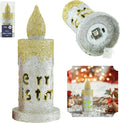 Church Christmas Ornaments Candles 17cm