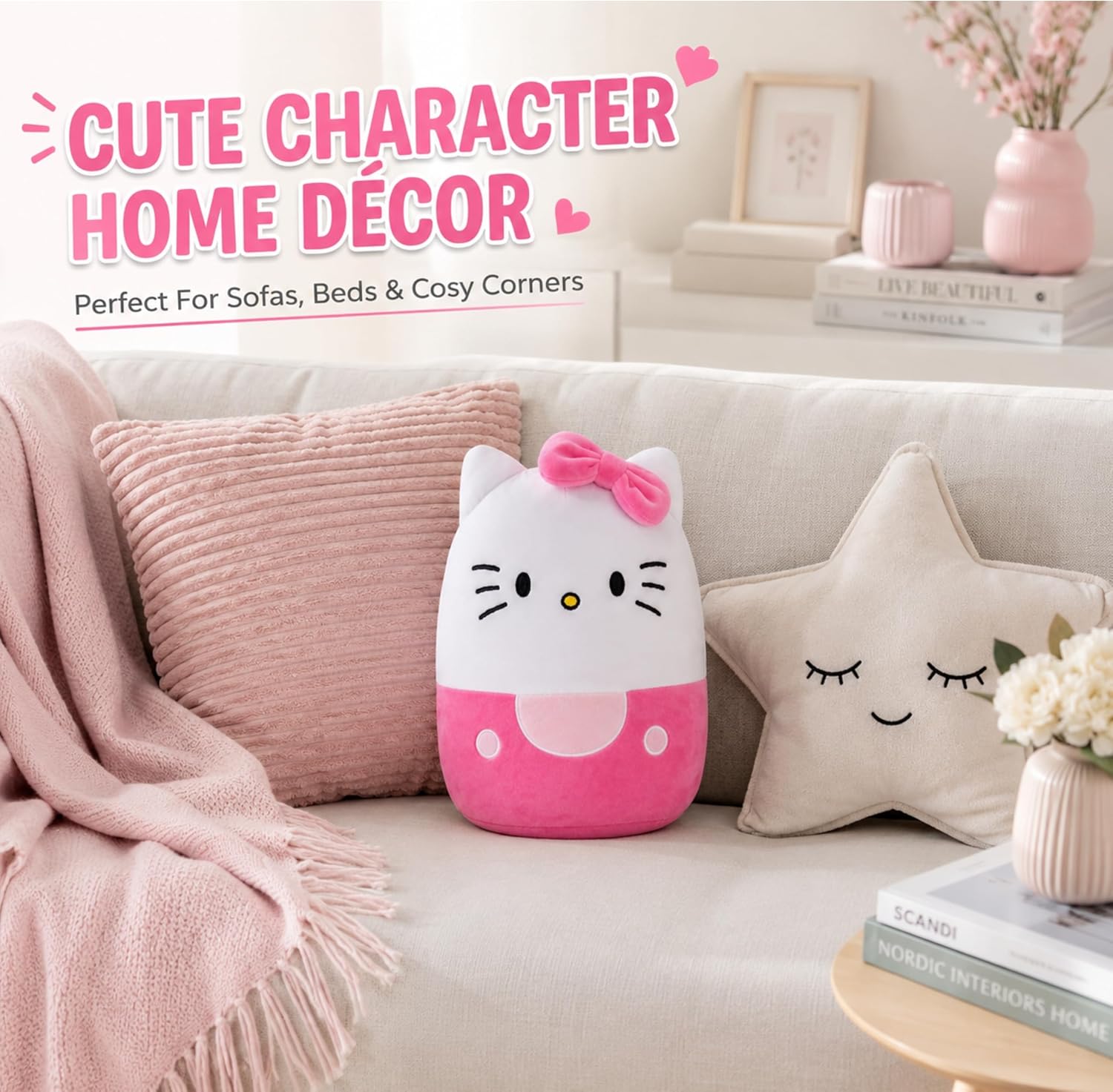 Oval Soft Plush Pillows
