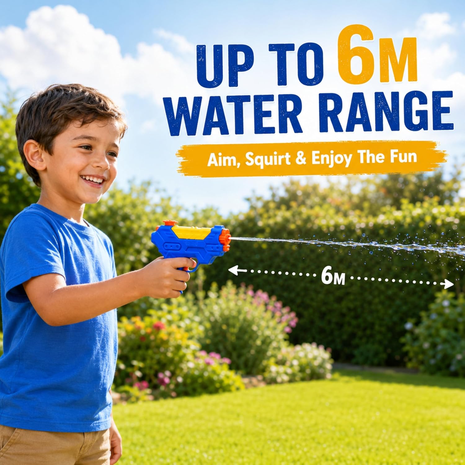 Water Gun Set 15cm with 250ml Tank