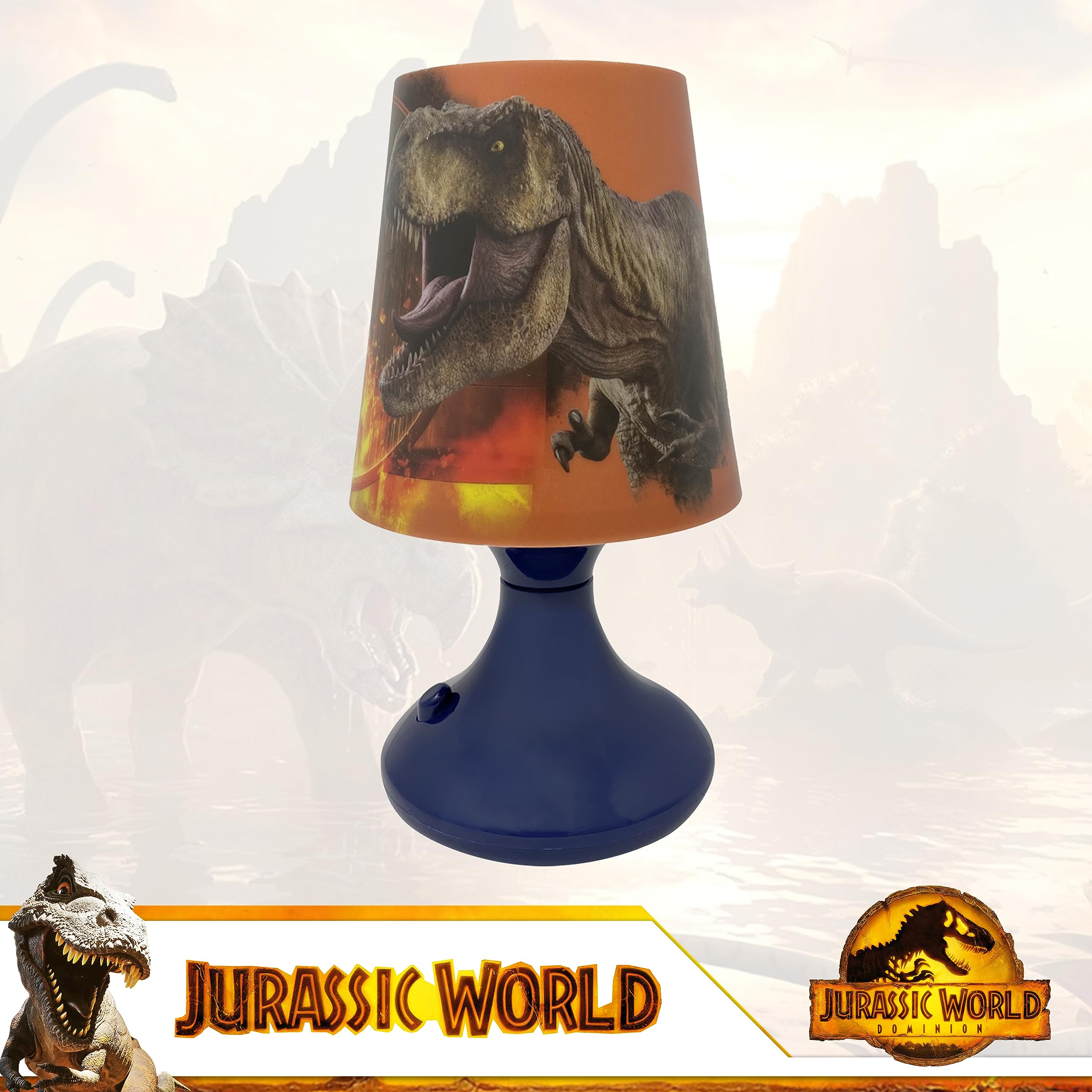 Table Lamp Battery Powered Bedside Lamp for Kids
