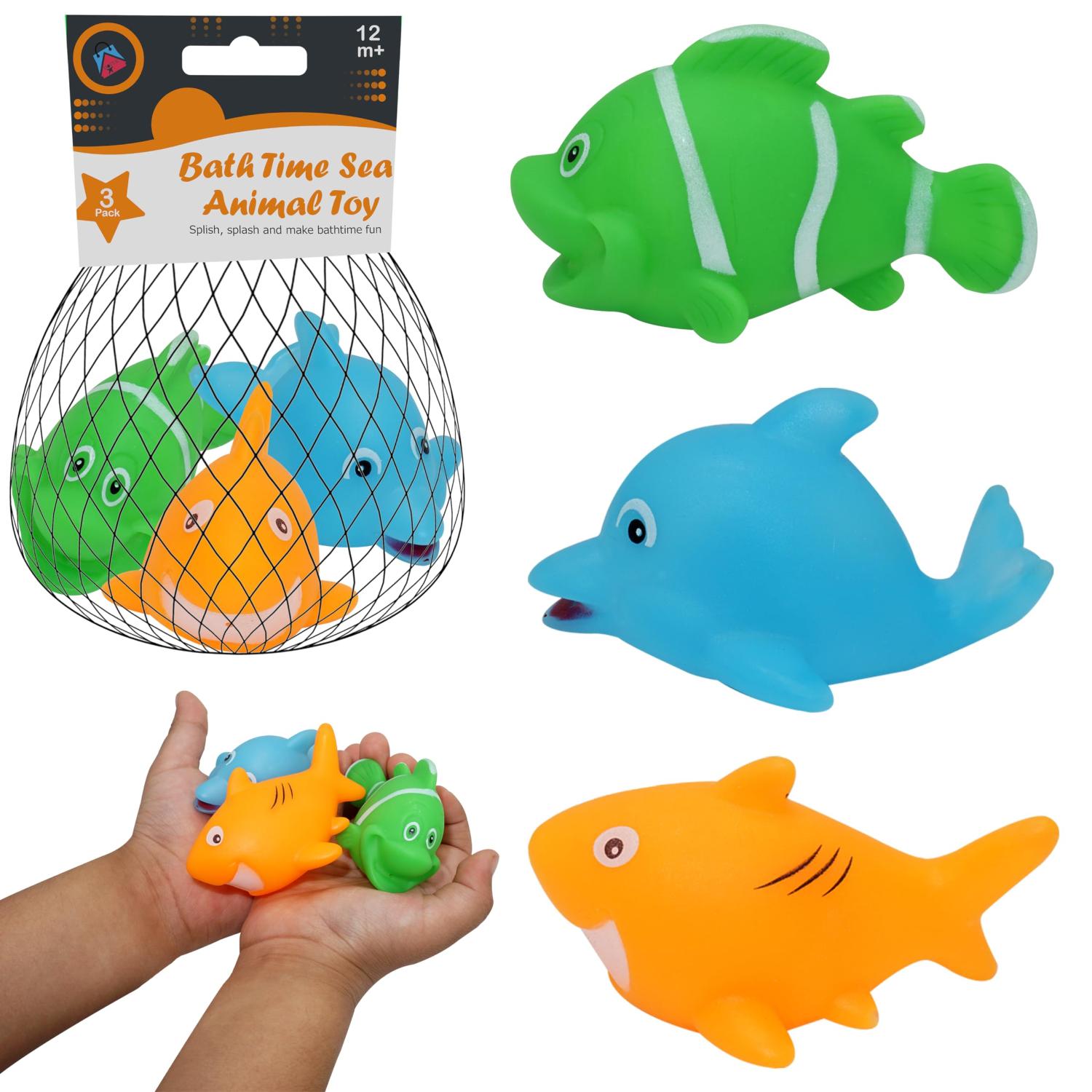 Baby Bath Toy & Tidy Set - Assorted