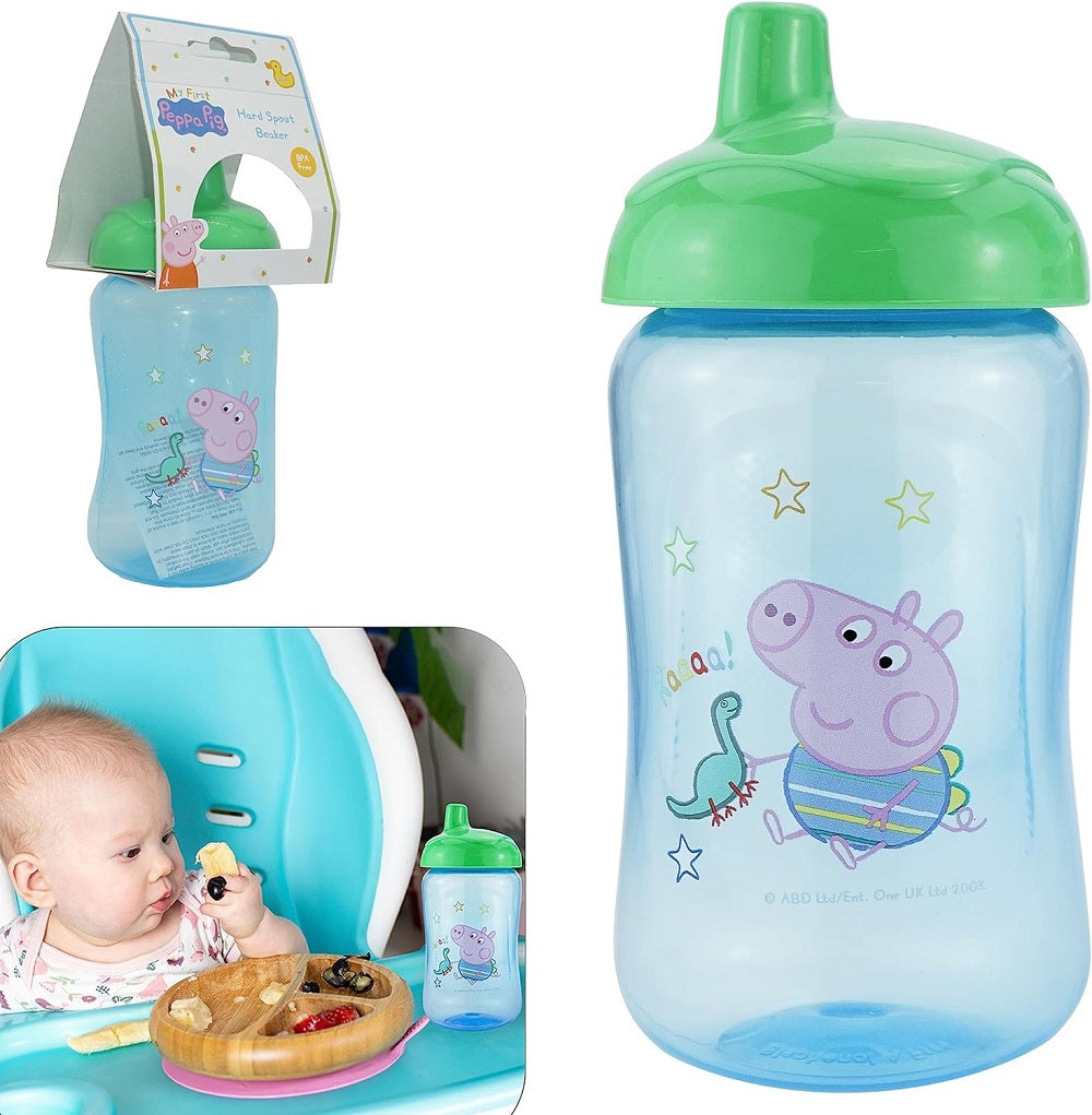 George Pig Non Spill Toddler Spout Beaker (Blue)