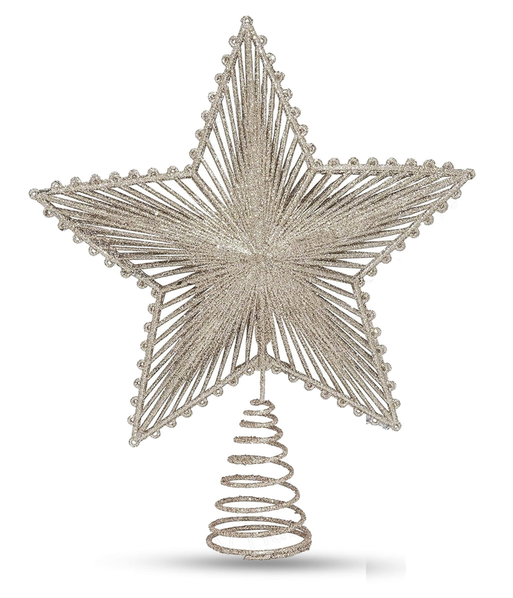 Writing Express Tree Glitter Star Christmas Tree Topper