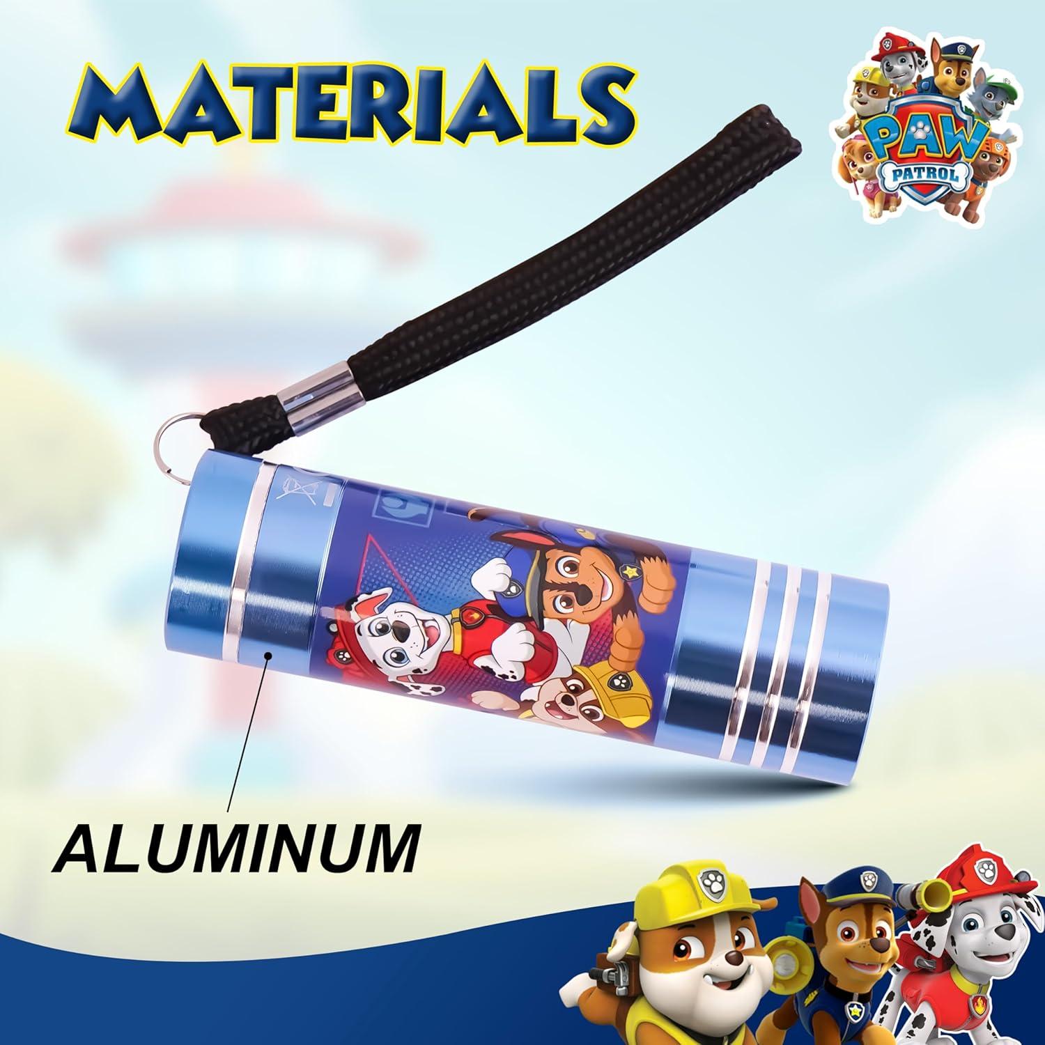 Kids Aluminium LED Torch Flashlight - Spiderman