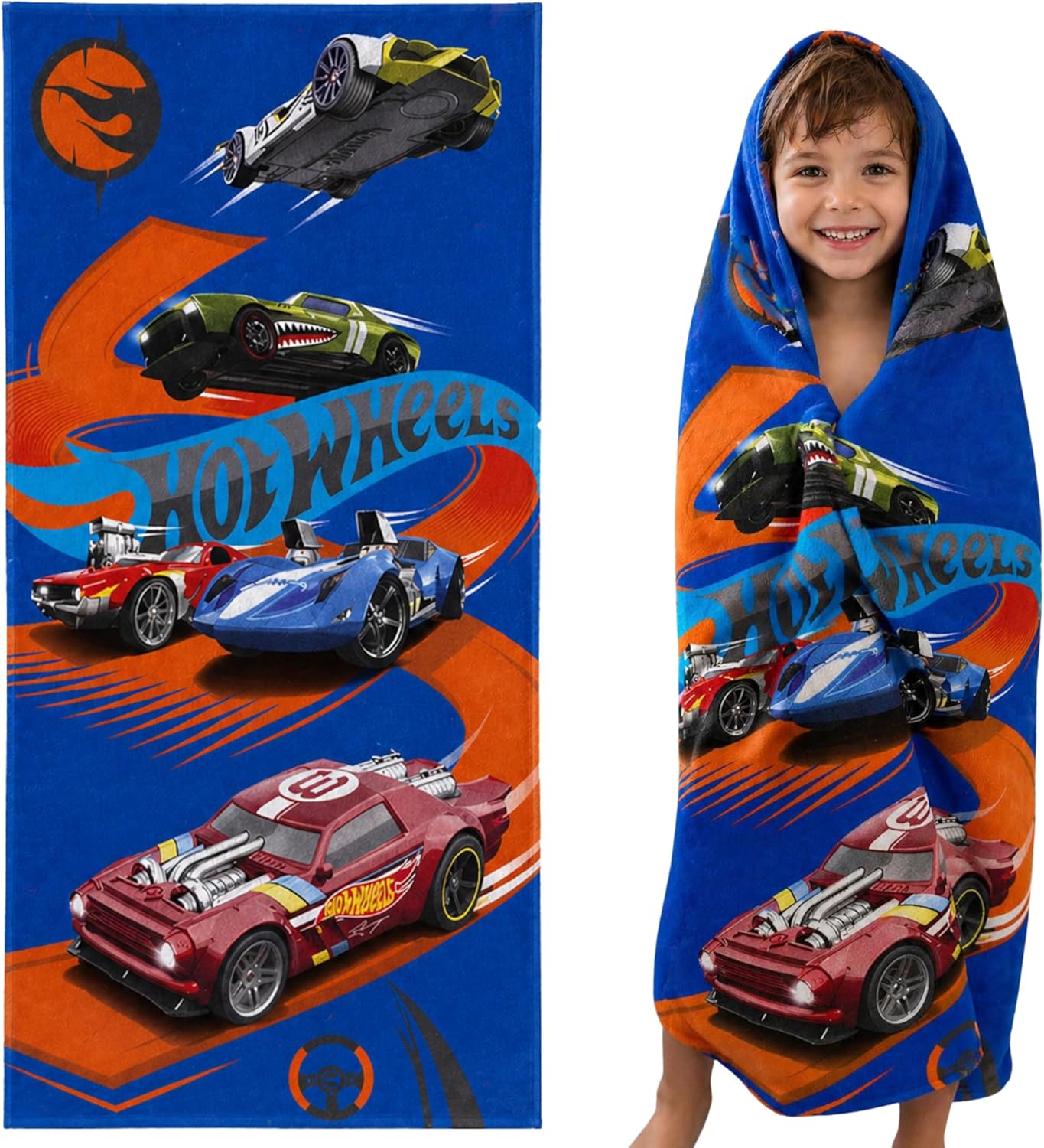Kids Cotton Towel 140 x 70cm Assorted Characters